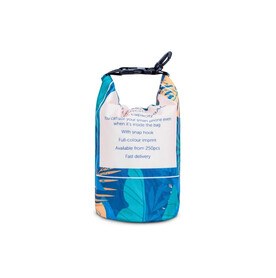 Custom-made wasserdichter Seesack 2,5L IPX6 - Weiß/transparent bedrucken, Art.-Nr. LT95201-N0995