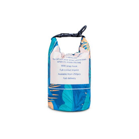 Custom-made wasserdichter Seesack 2,5L IPX6 - Weiß/transparent bedrucken, Art.-Nr. LT95201-N0995