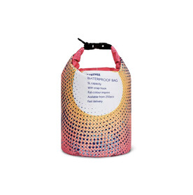 Custom-made wasserdichter Seesack 5L IPX5 - Weiß/transparent bedrucken, Art.-Nr. LT95202-N0995