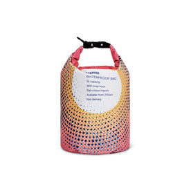 Custom-made wasserdichter Seesack 5L IPX5 - Weiß/transparent bedrucken, Art.-Nr. LT95202-N0995