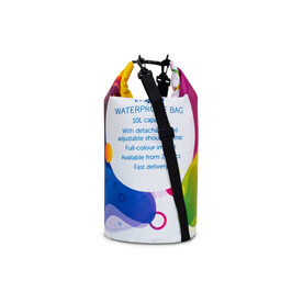Custom-made wasserdichter Seesack 10L IPX5 - Weiß/transparent bedrucken, Art.-Nr. LT95203-N0995