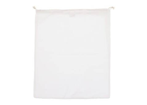 Wiederverwendbare Lebensmitteltasche OEKO-TEX® Baumwolle 40x45cm - Weiss bedrucken, Art.-Nr. LT95211-N0001