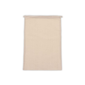 Zuziehbeutel OEKO-TEX® Baumwolle 140g/m² 30x45cm - Ecru bedrucken, Art.-Nr. LT95238-N0054