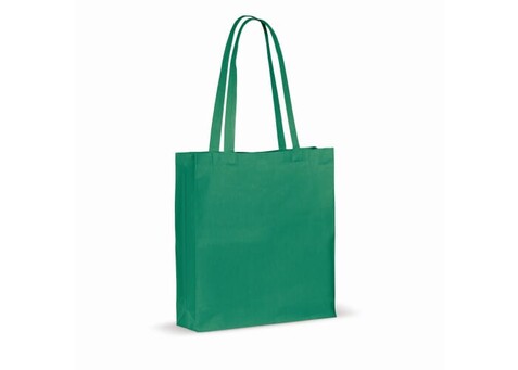 Tasche aus recycelter Baumwolle 140g/m² 38x10x42cm - Dunkelgrün bedrucken, Art.-Nr. LT95242-N0030 Tasche aus recycelter Baumwolle 140g/m² 38x10x42cm - Dunkelgrün bedrucken, Art.-Nr. LT95242-N0030