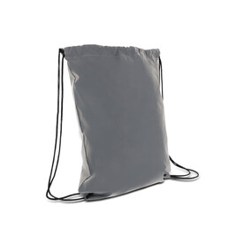 Reflektierender Rucksackbeutel 30x40cm - Grau bedrucken, Art.-Nr. LT95261-N0061