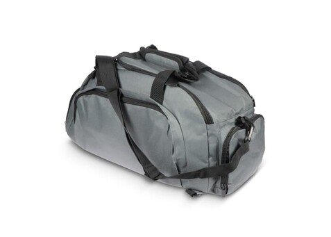 Sporttasche / Rucksack Karo R-PET 27L - Grau bedrucken, Art.-Nr. LT95281-N0061