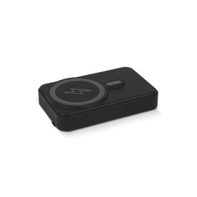 Wireless charging powerbank Yima 10.000 mAh - Schwarz bedrucken, Art.-Nr. LT95506-N0002