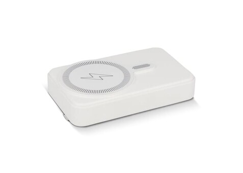 Wireless charging powerbank Yima 10.000 mAh - Weiss bedrucken, Art.-Nr. LT95506-N0001