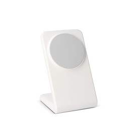 Wireless charger R-ABS 15W - Weiss bedrucken, Art.-Nr. LT95550-N0001