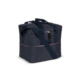 Kühltasche aus R-PET-Material - Dunkelblau bedrucken, Art.-Nr. LT95903-N0010
