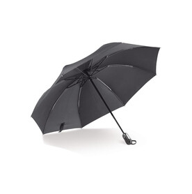 Luxuriöser 23” Wende-Regenschirm mit automatischer Öffnung und Schließung - Schwarz bedrucken, Art.-Nr. LT97100-N0002