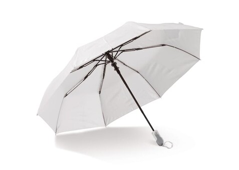 Faltbarer 22” Regenschirm mit automatischer Öffnung - Weiss bedrucken, Art.-Nr. LT97110-N0001