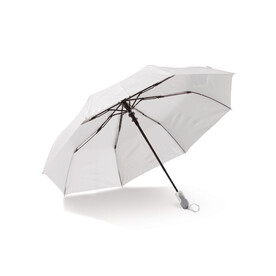 Faltbarer 22” Regenschirm mit automatischer Öffnung - Weiss bedrucken, Art.-Nr. LT97110-N0001
