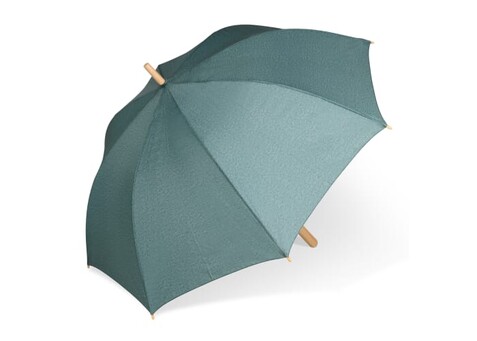 25” Regenschirm aus R-PET-Material mit Automatiköffnung - Dunkelgrün bedrucken, Art.-Nr. LT97114-N0030