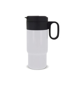 Isolierbecher Flow mit Griff 300ml - Weiss bedrucken, Art.-Nr. LT98716-N0001