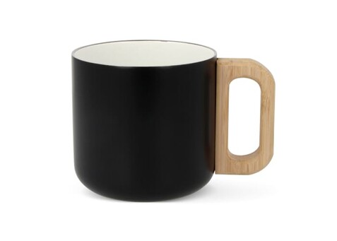 T-ceramic Thermobecher Thames 330ml - Schwarz bedrucken, Art.-Nr. LT98722-N0002