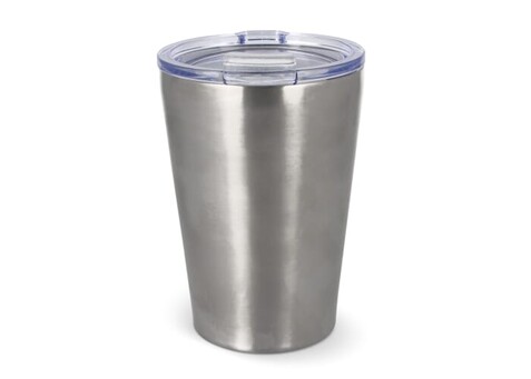 T-ceramic Thermobecher Murray mit Deckel 300ml - Silber bedrucken, Art.-Nr. LT98725-N0005