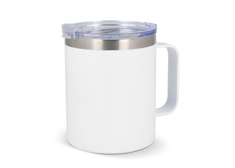 T-ceramic Thermobecher mit Deckel Danube 350ml - Weiss bedrucken, Art.-Nr. LT98727-N0001
