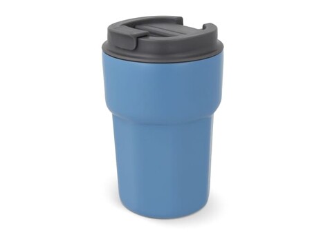 T-ceramic Thermobecher mit Deckel Zambezi 350ml - Blau bedrucken, Art.-Nr. LT98728-N0011