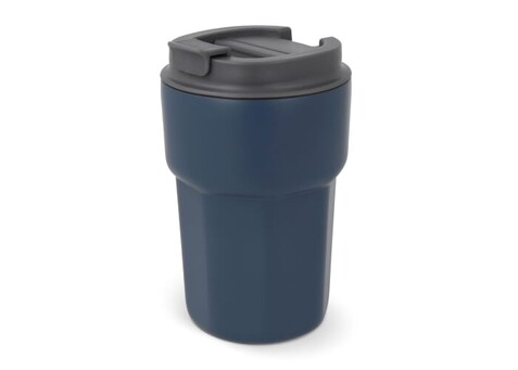T-ceramic Thermobecher mit Deckel Zambezi 350ml - Dunkelblau bedrucken, Art.-Nr. LT98728-N0010