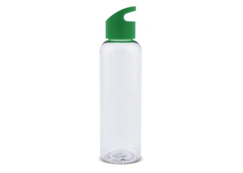 Loop Flasche transparent R-PET 600ml - Transparente Hellgrün bedrucken, Art.-Nr. LT98744-N0432