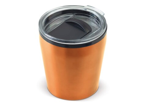 Coffee to go Tasse 180ml - Orange bedrucken, Art.-Nr. LT98763-N0026