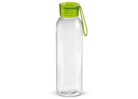 Trinkflasche 600ml - Transparente Hellgrün bedrucken, Art.-Nr. LT98766-N0432
