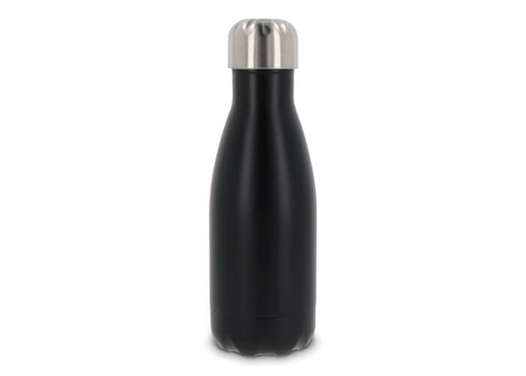 Isolierflasche Swing 260ml - Schwarz bedrucken, Art.-Nr. LT98800-N0002