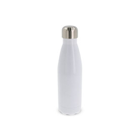 Flasche Swing Sublimation 500ml - Weiss / Silber bedrucken, Art.-Nr. LT98810-N0105