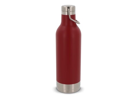 Edelstahl-Isolierflasche 400ml - Rot bedrucken, Art.-Nr. LT98811-N0021