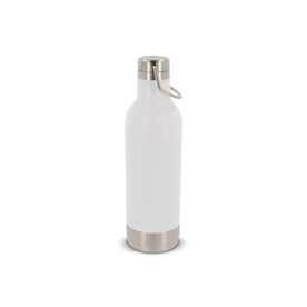 Edelstahl-Isolierflasche 400ml - Weiss bedrucken, Art.-Nr. LT98811-N0001