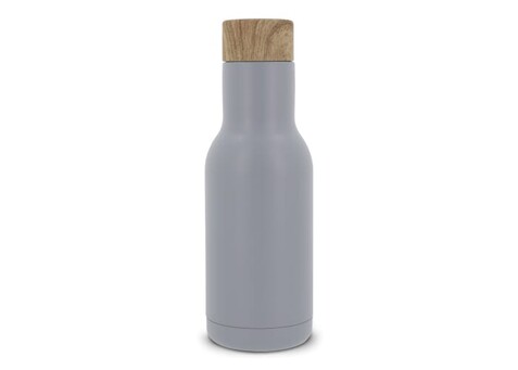 Trinkflasche Gustav 340ml - Hellgrau bedrucken, Art.-Nr. LT98831-N0062