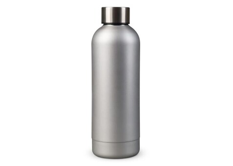 Isolierflasche matt 500ml - Silber bedrucken, Art.-Nr. LT98833-N0005