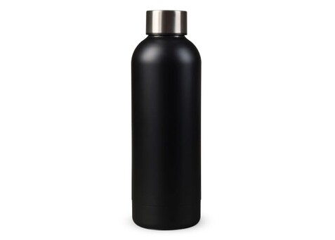 Isolierflasche matt 500ml - Schwarz bedrucken, Art.-Nr. LT98833-N0002