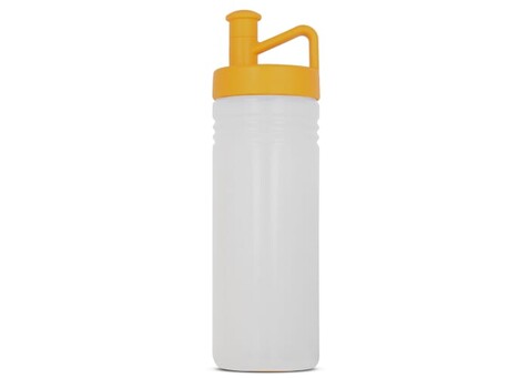 Sportflasche adventure 500ml - Transparent Gelb bedrucken, Art.-Nr. LT98850-N0441
