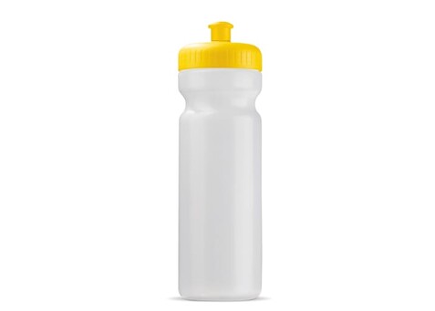 Sportflasche Bio 750ml - Transparent Gelb bedrucken, Art.-Nr. LT98860-N0441