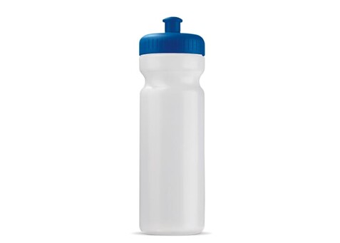 Sportflasche Bio 750ml - Transparent Blau bedrucken, Art.-Nr. LT98860-N0411