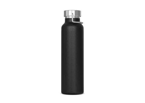 Isolierflasche Skyler 650ml - Schwarz bedrucken, Art.-Nr. LT98863-N0002