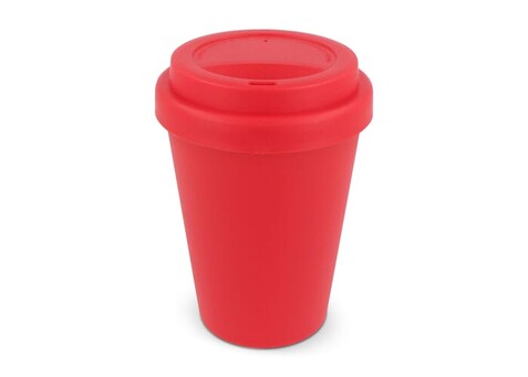 RPP Kaffeebecher Unifarben 250ml - Rot bedrucken, Art.-Nr. LT98866-N0021