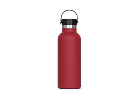 Isolierflasche Marley 500ml - Dunkelrot bedrucken, Art.-Nr. LT98872-N0020