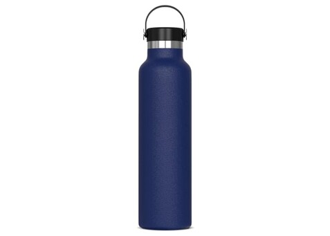 Isolierflasche Marley 650ml - Dunkelblau bedrucken, Art.-Nr. LT98873-N0010