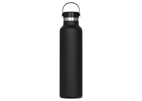 Isolierflasche Marley 650ml - Schwarz bedrucken, Art.-Nr. LT98873-N0002