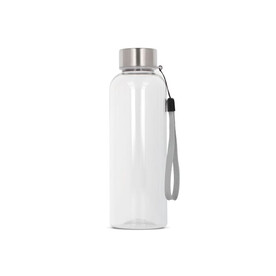 Wasserflasche Jude R-PET 500ml - Transparent Grau bedrucken, Art.-Nr. LT98877-N0461