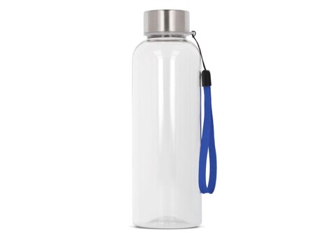 Wasserflasche Jude R-PET 500ml - Transparent Blau bedrucken, Art.-Nr. LT98877-N0411