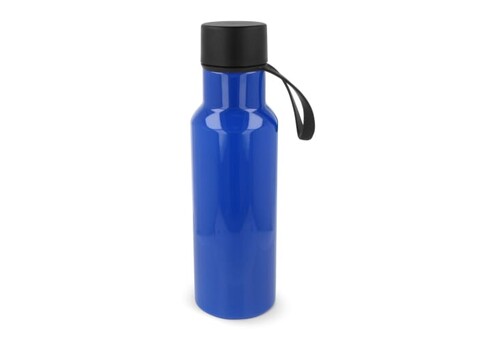 Wasserflasche Nouvel R-PET 600ml - Blau bedrucken, Art.-Nr. LT98879-N0011