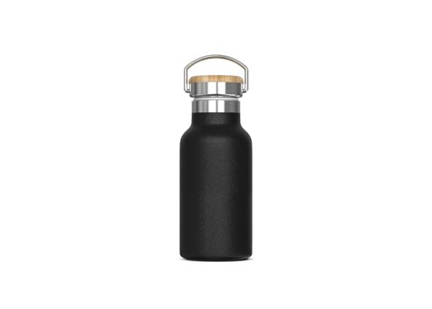 Isolierflasche Ashton 350ml - Schwarz bedrucken, Art.-Nr. LT98881-N0002