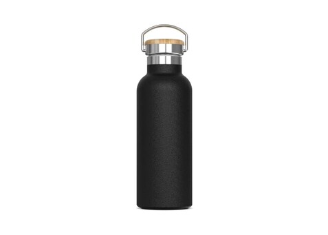 Isolierflasche Ashton 500ml - Schwarz bedrucken, Art.-Nr. LT98882-N0002