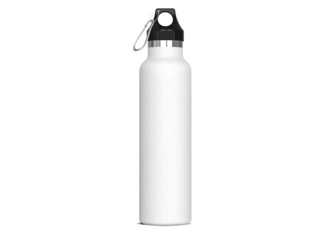 Isolierflasche Lennox 650ml - Weiss bedrucken, Art.-Nr. LT98893-N0001