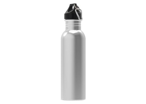 Wasserflasche Lennox 750ml - Silber bedrucken, Art.-Nr. LT98895-N0005