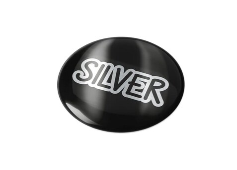 Doming Rund Ø 13 mm - Silber bedrucken, Art.-Nr. LT99101-N0005